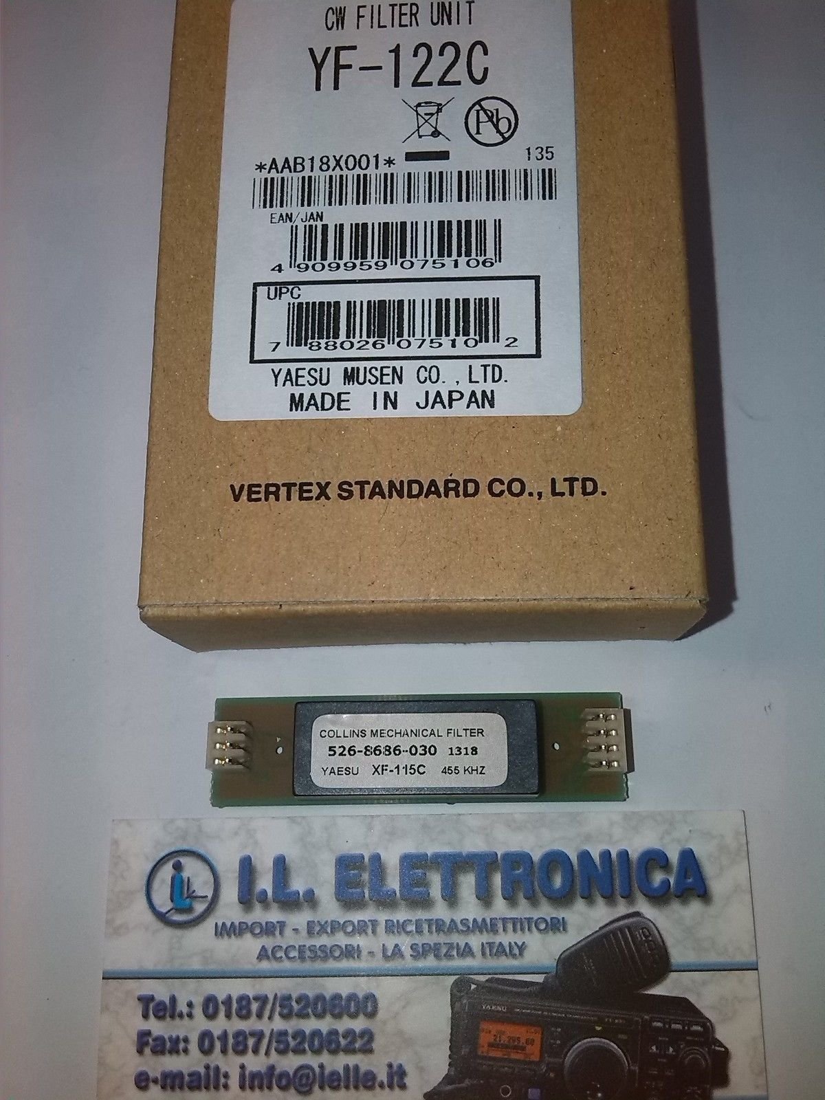 How YF-122C CW FILTER UNIT 500Hz 7ポール CWフィルター（コリンズ